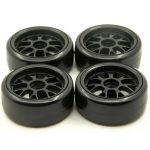 Set Roți Drift 1/10 culoare negru